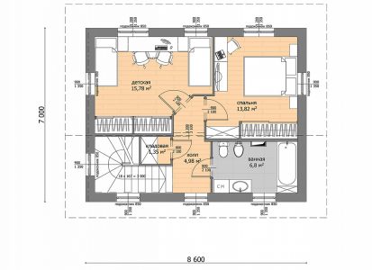 План 2 этажа