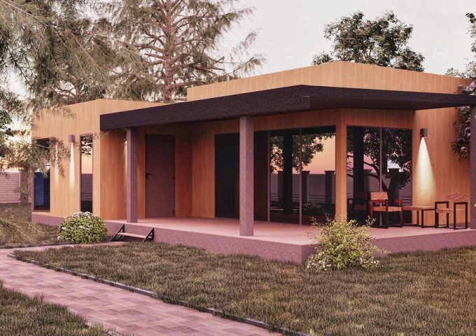 “Дом с сауной 102”, 102 кв.м