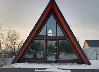 Каркасный дом «А-фрейм36», 36 кв.м Пензенская обл., 2022 г.