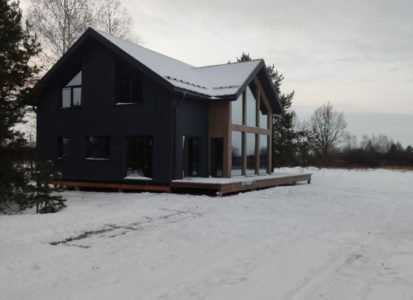 Двухэтажный каркасный дом 180 кв.м., ТСН Лесное Озеро 2023 г.